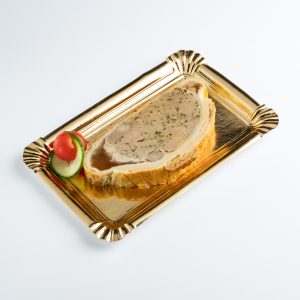 tranche de pâté de viande en gelée