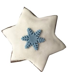 Pain d’épices étoile blanche