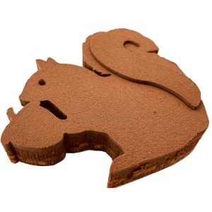Tablette écureuil chocolat praliné et rocher